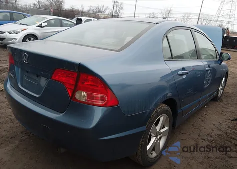 2007 Honda Civic Ex из США, поврежденный, VIN 1HGFA16897L136633